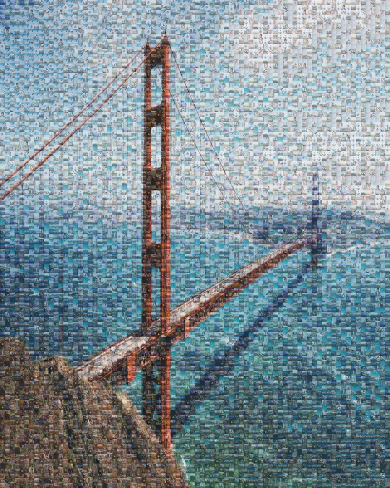 Golden Gate mosaic